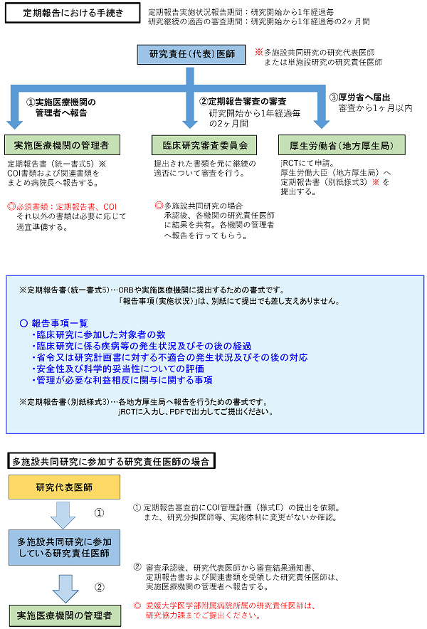 定期報告手続き