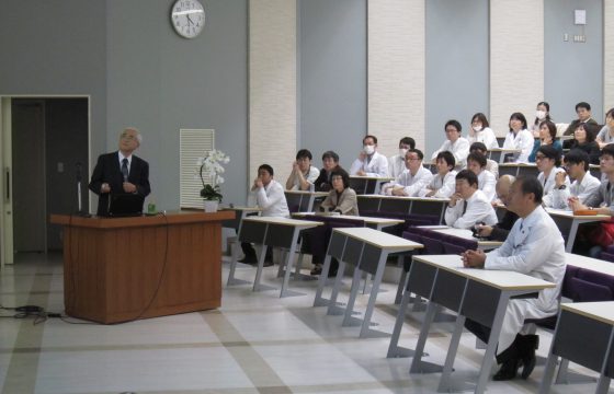 写真：三木先生最終講義