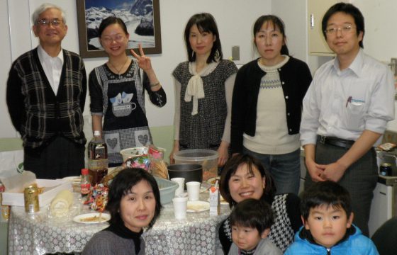 写真：医局餃子パーティー