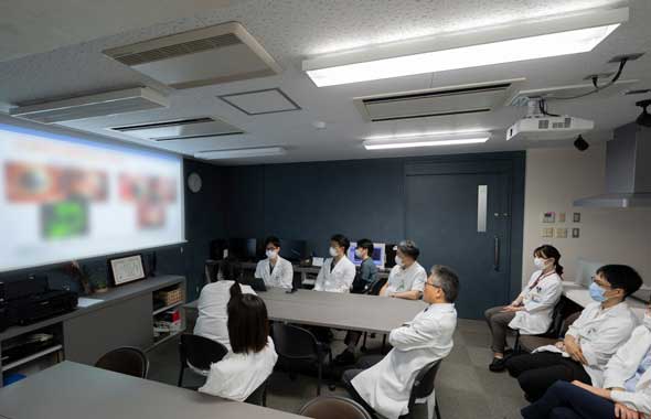 経過・治療方針についてのプレゼン