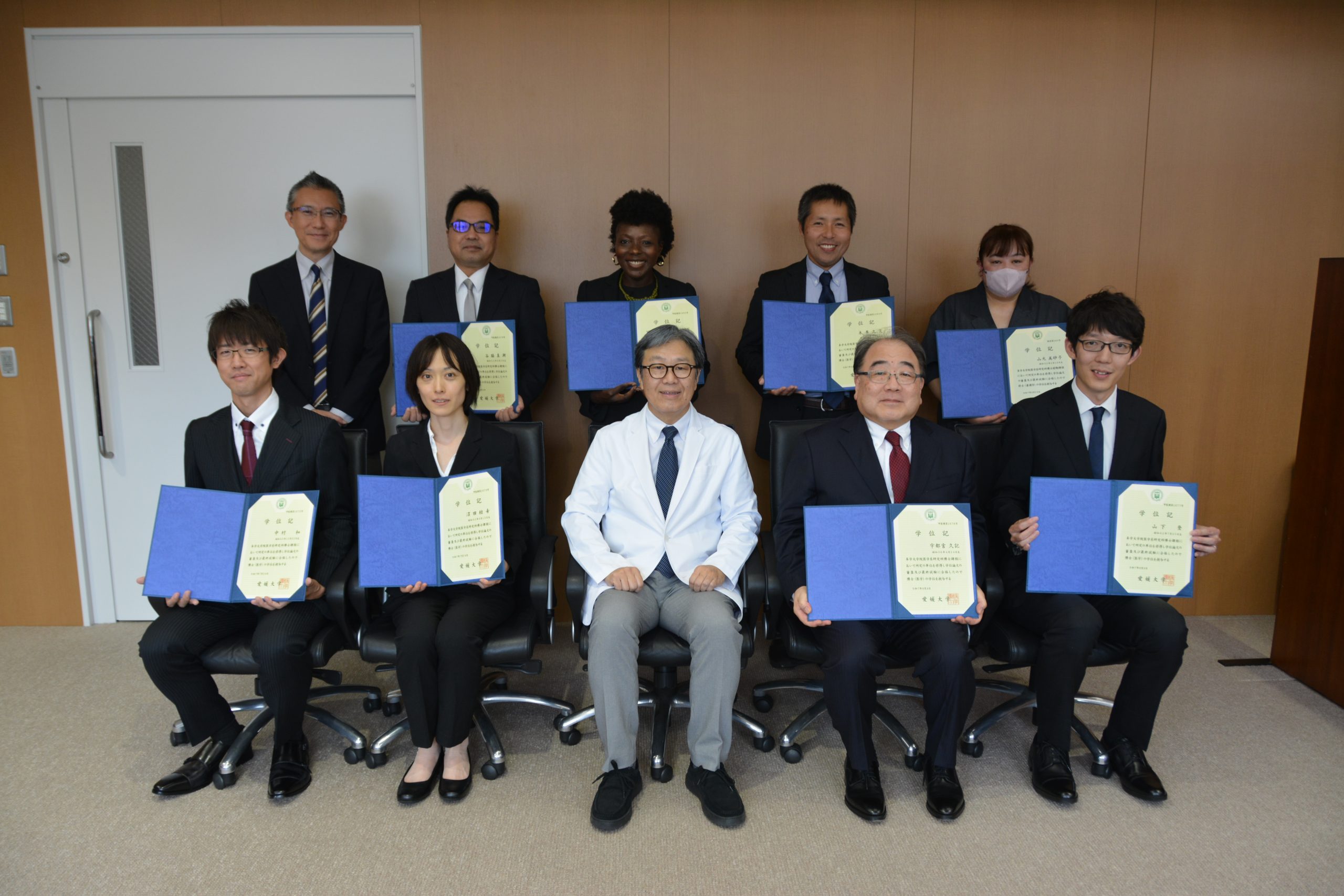 令和７年度愛媛大学大学院医学系研究科学位記授与式を挙行しました