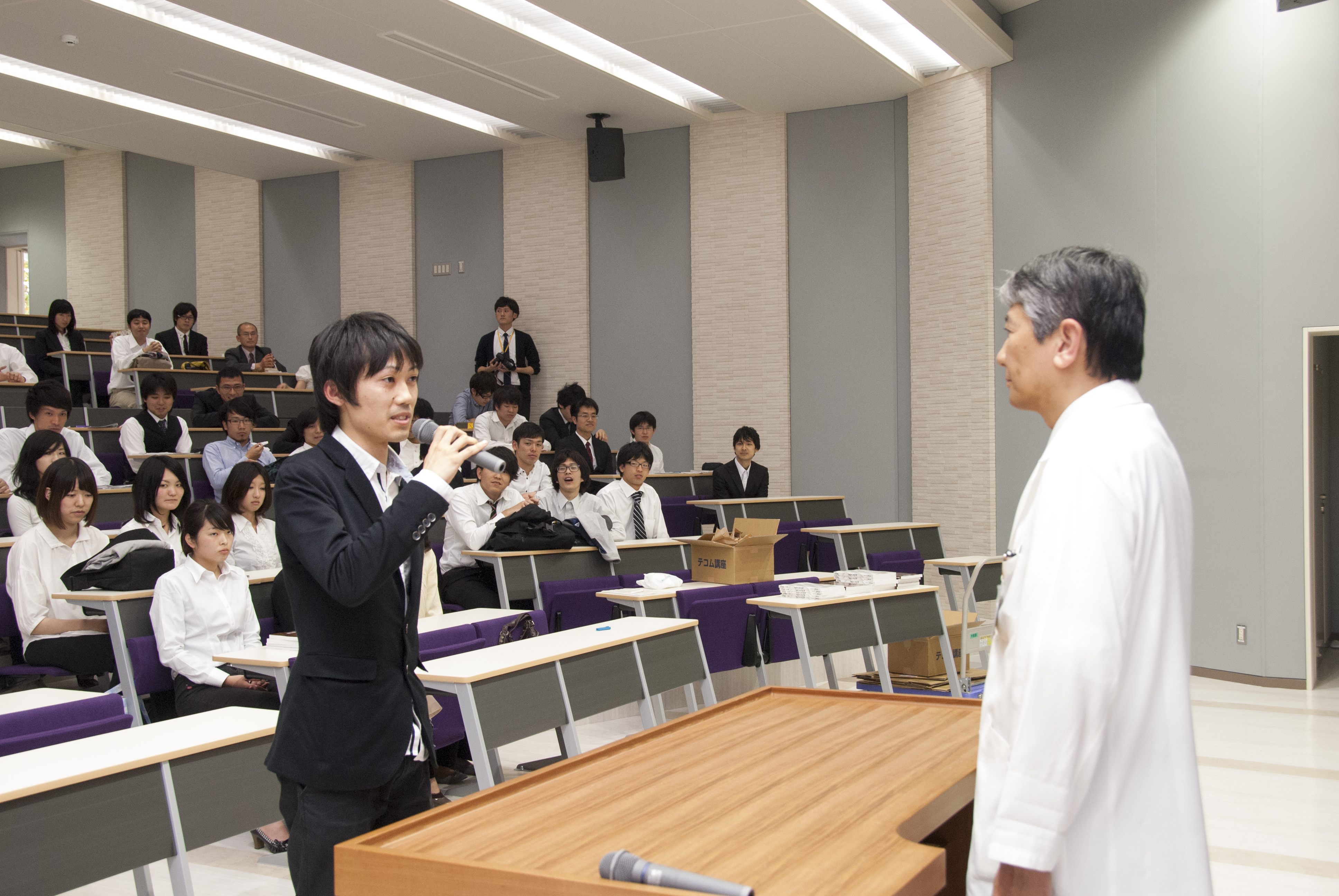 学生代表によるお礼の言葉