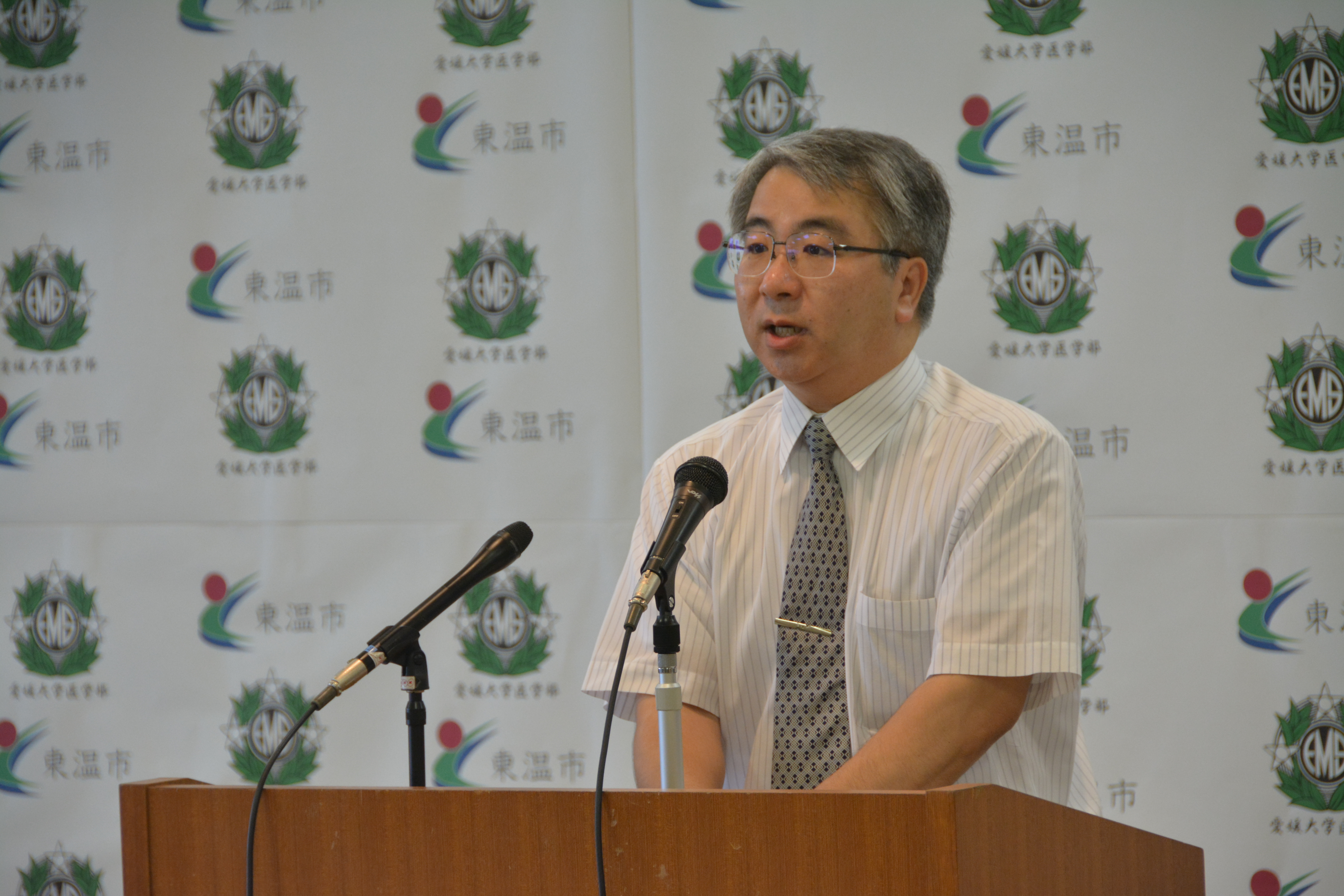 満田研究科長による挨拶