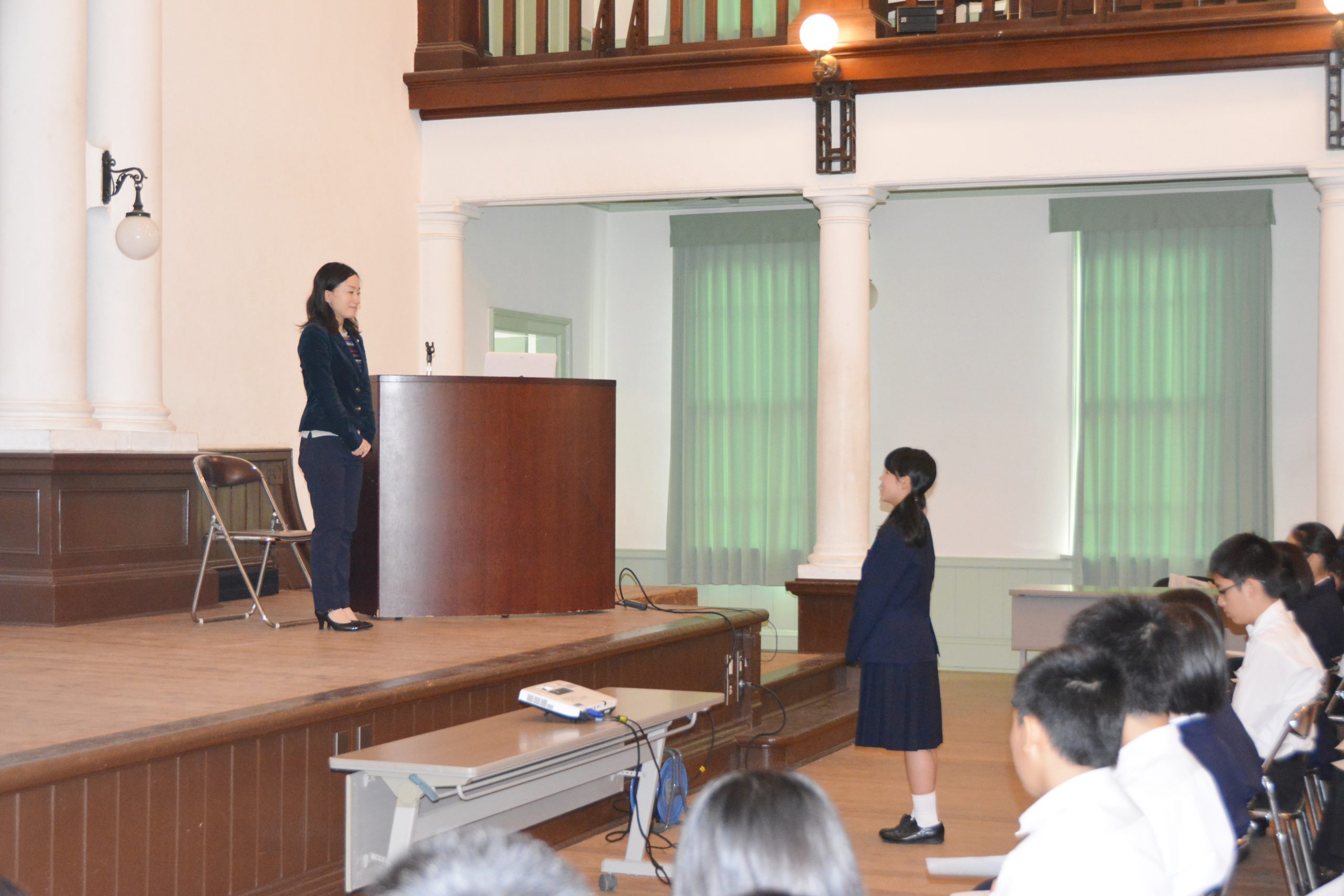 教育学部附属中学校でがん教育集会を行いました【11月16日（月）】