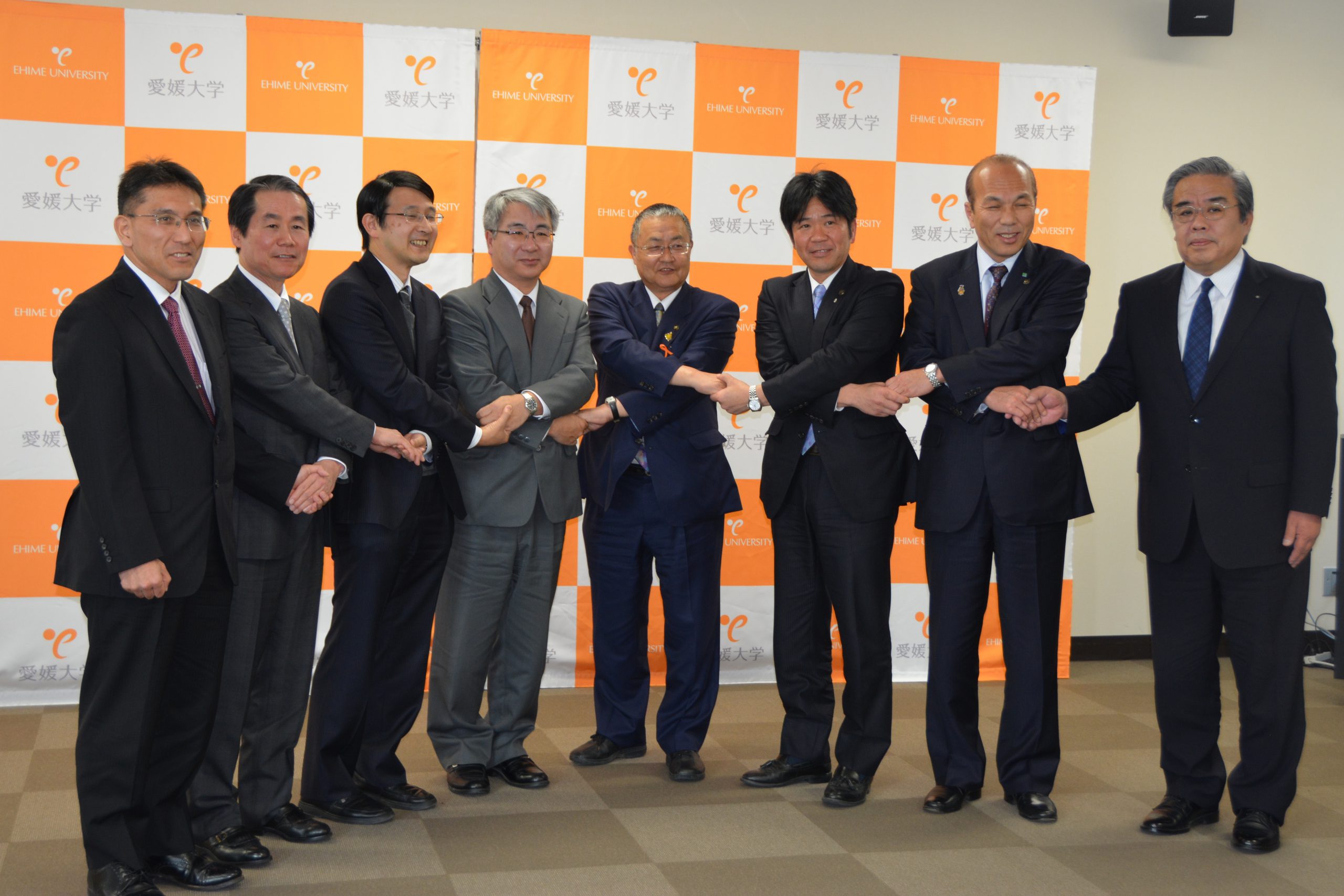 愛媛県下4市から要請を受け，4つの寄附講座を設置しました【3月29日（火）】