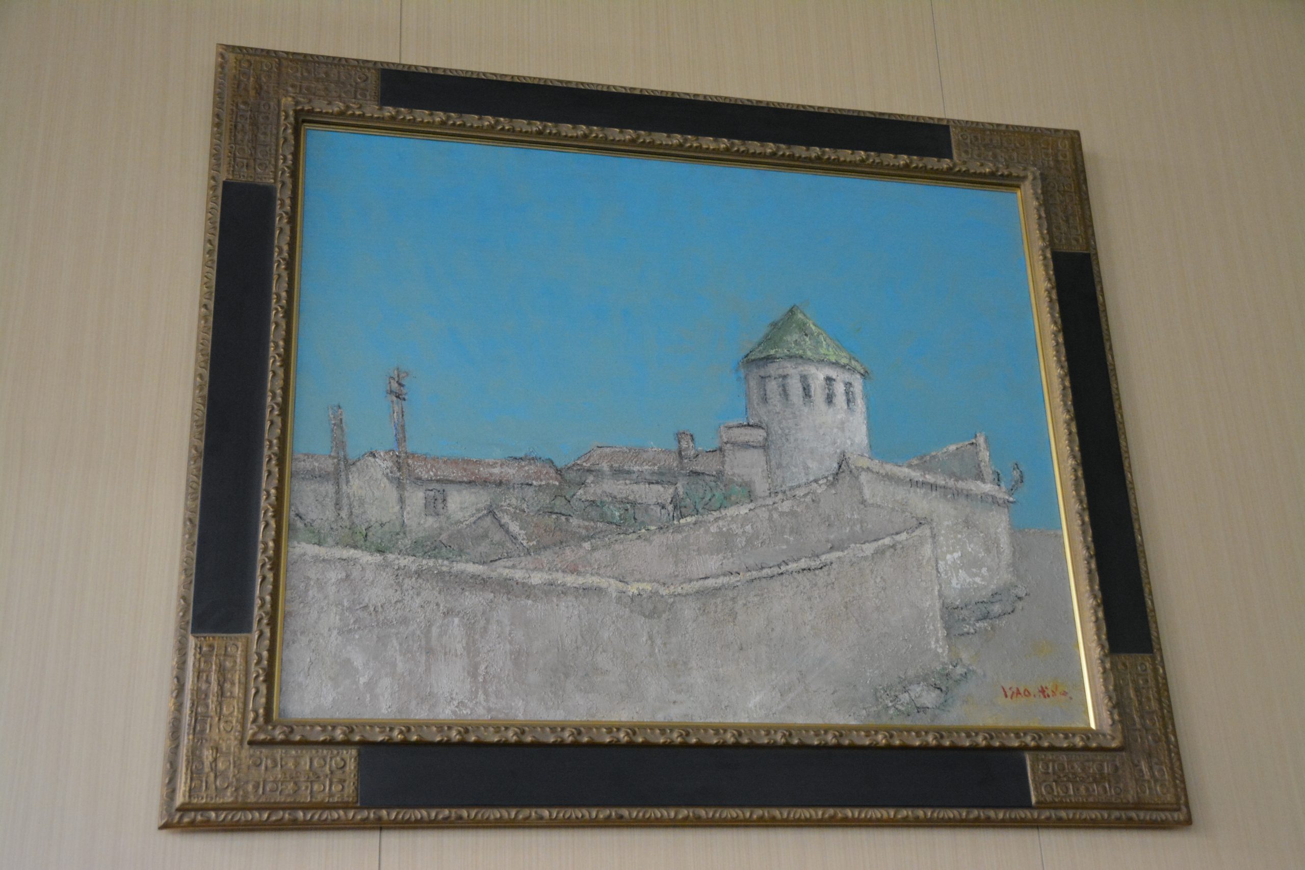 日野功氏から医学部・附属病院に絵画を寄贈いただきました【3月30日（水）】