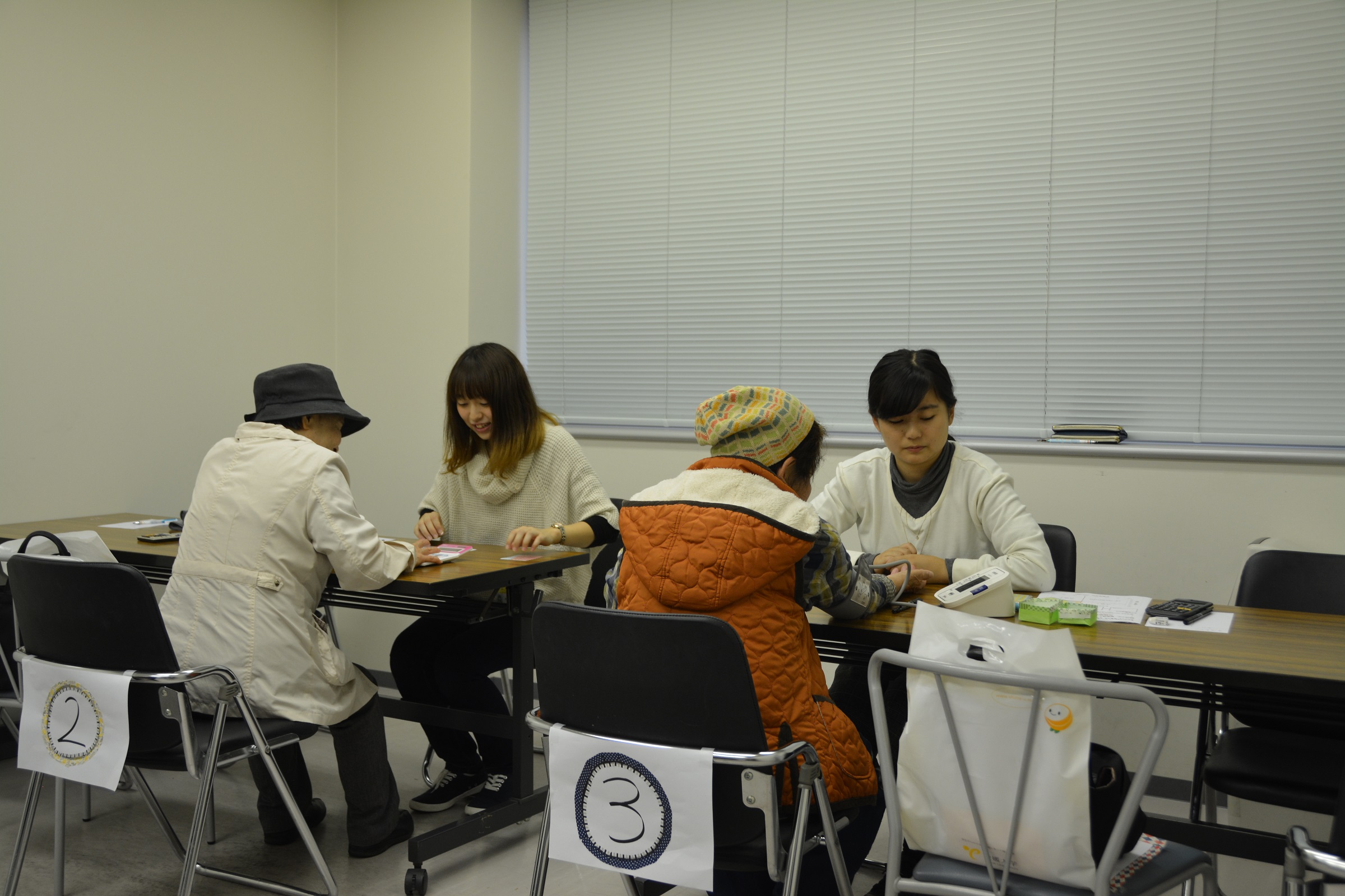 看護学生の健康教室の様子②