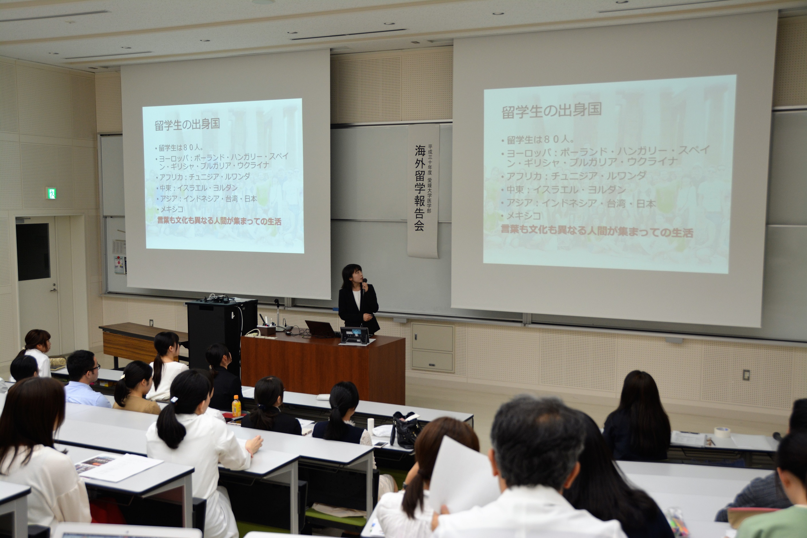 発表の様子