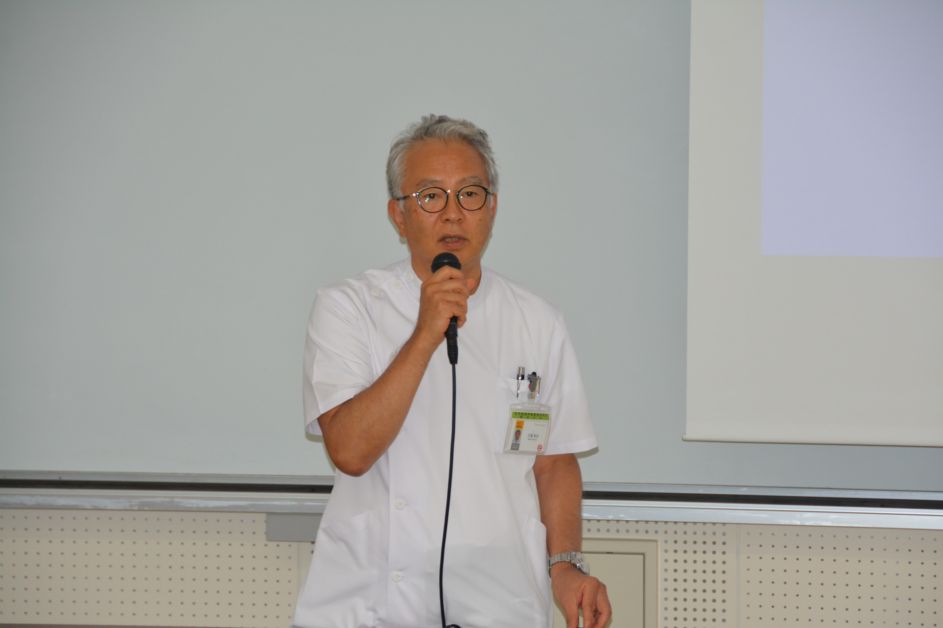 研究紹介の様子
