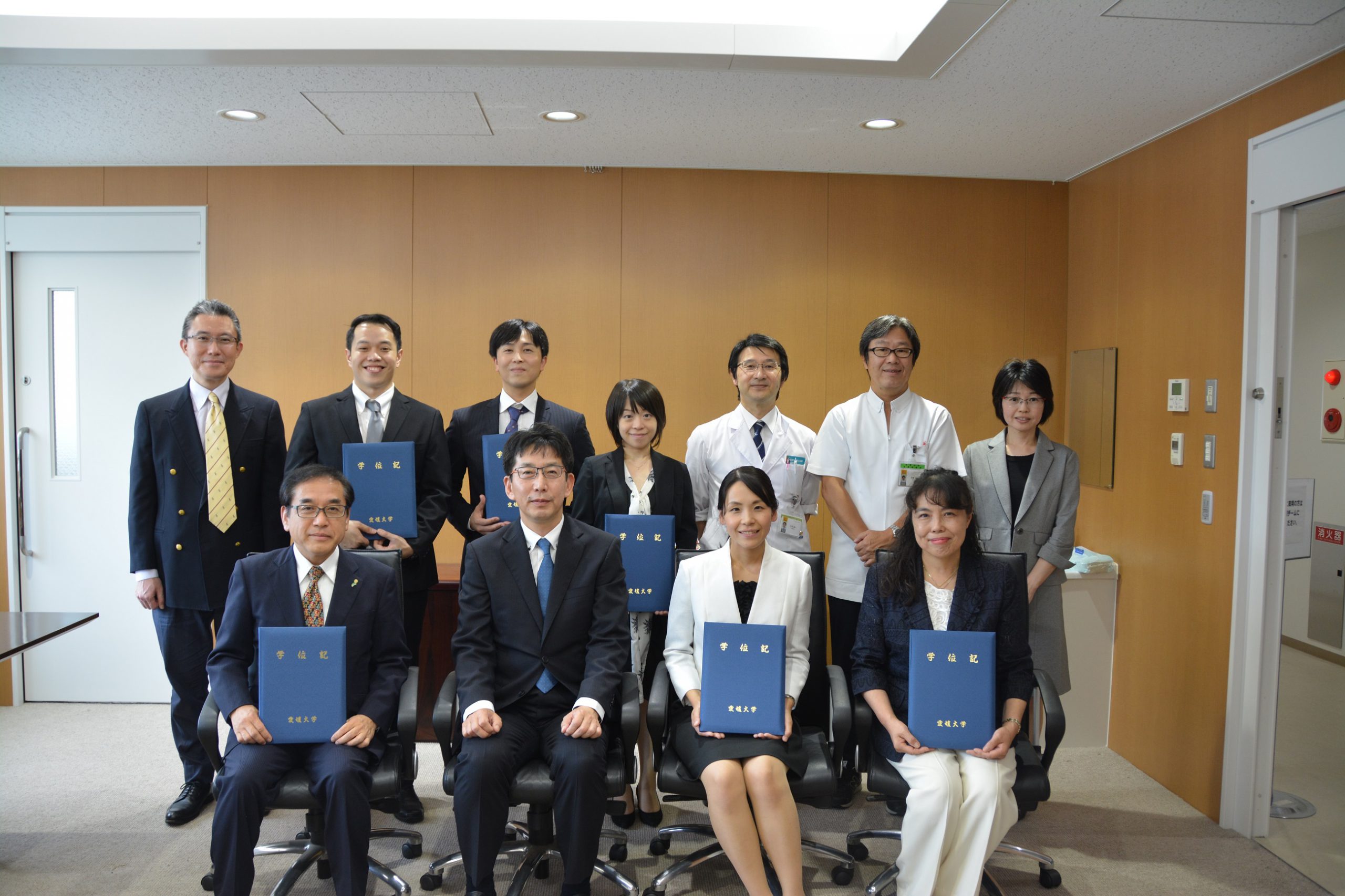 令和元年度愛媛大学大学院医学系研究科9月入学式及び9月修了者学位記授与式を挙行しました